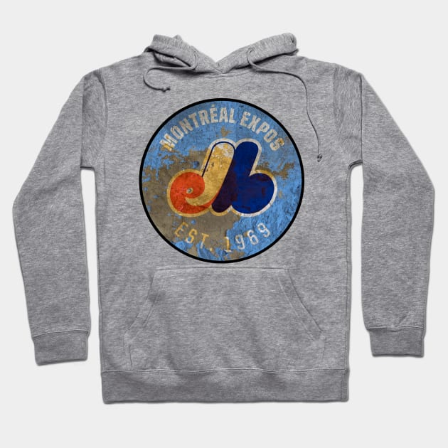 Montreal Expos Hoodie by Otmr Draws